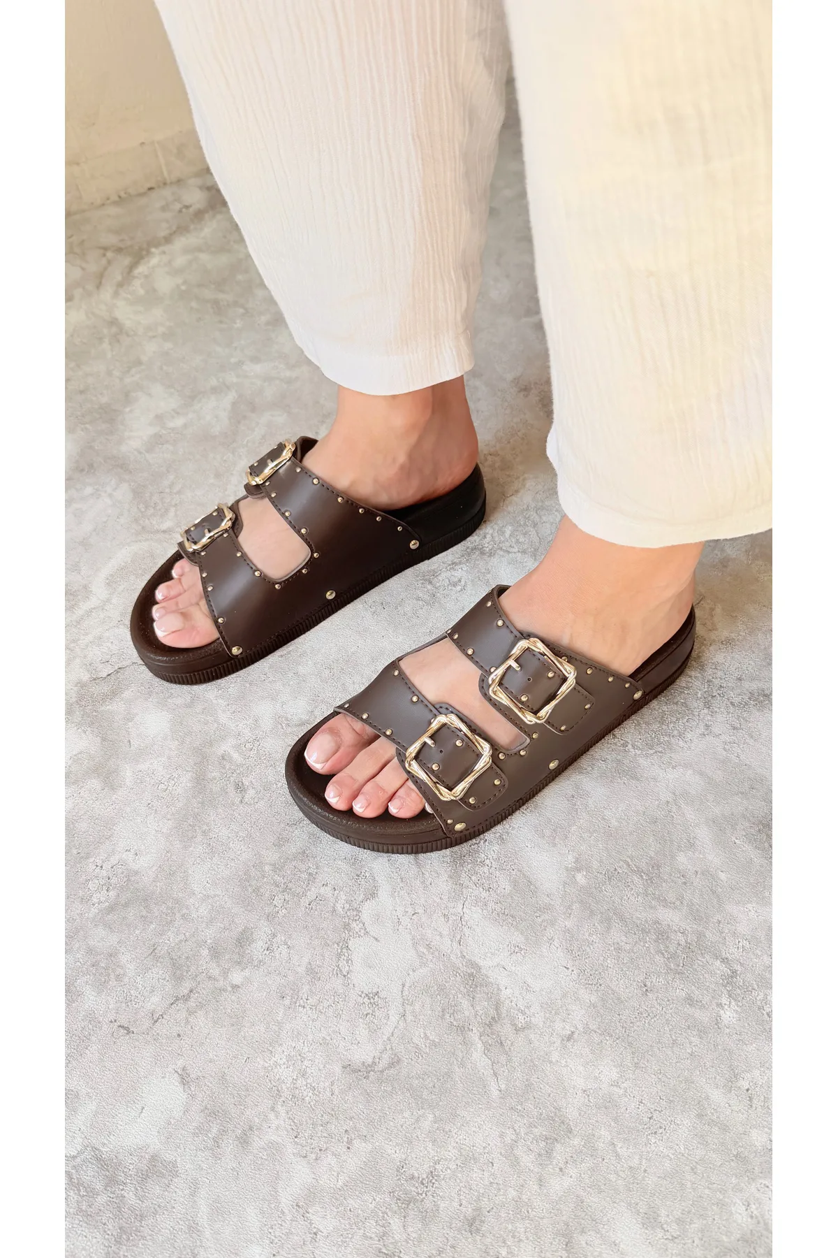Summer Anatomik Kadın Siyah Terlik